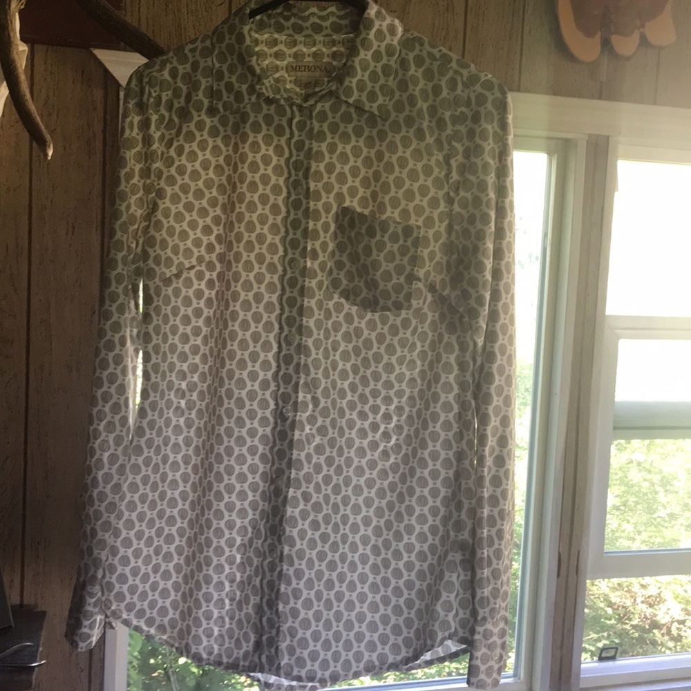Merona long sleeve button up